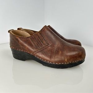 European Leather Clogs